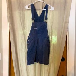 London London blue denim romper